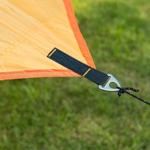 Тент туристический Naturehike 210T polyester 4,25х2.55м 0,66 кг orange (NH15T003-M)