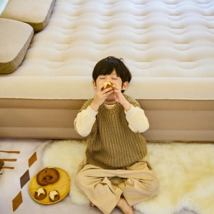 Матрас надувной одинарный Naturehike CNH22DZ015, со встроенной помпой