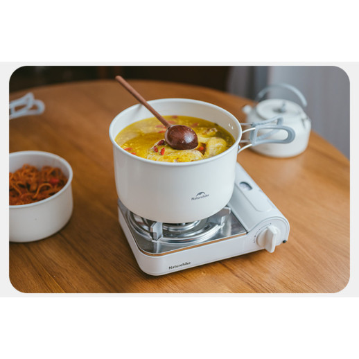 Кастрюля с керамическим антипригарным покрытием Naturehike CNK2450CF013, 1.7 л, алюминий