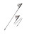 Трекинговая палка Naturehike CNK2450DS016, 110 см, серая
