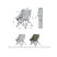 Стул складной Naturehike CNK23JU0001, светло-серый