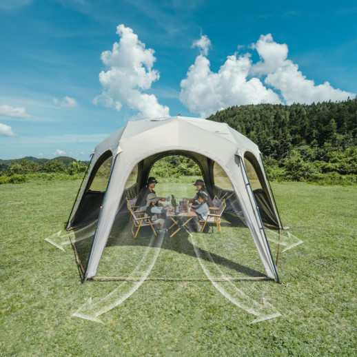 Тент для кемпинга Naturehike CNK230WS014, 4.6м*4,0м, бежевый