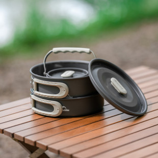 Сковорода со складной ручкой Naturehike CNK2450CF010, 17,5 см, алюминий