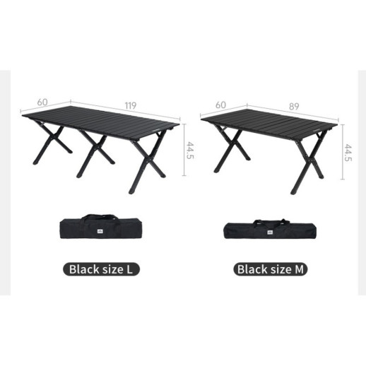 Складной стол Naturehike Star Jane T01 CNK2550JJ018, 119х60 см, углеродистая сталь, бежевый