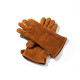 Перчатки огнеупорные Naturehike 35×14см Cow Split Leather Heat/Fire Resistent Gloves, коричневый