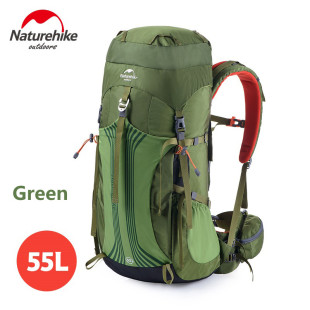 Рюкзак трекинговый 55 л Naturehike (NH16Y020-Q) зеленый