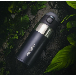 Термокружка Naturehike Bounce Cover vacuum cup Q-9H 0.5 л NH19SJ009 черная