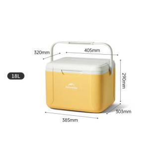 Туристический холодильник Naturehike CNK2450CF012, 18 л, желтый
