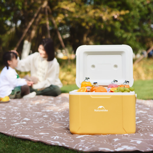 Туристический холодильник Naturehike CNK2450CF012, 18 л, желтый