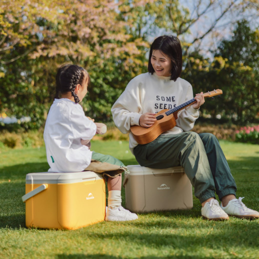 Туристический холодильник Naturehike CNK2450CF012, 18 л, желтый