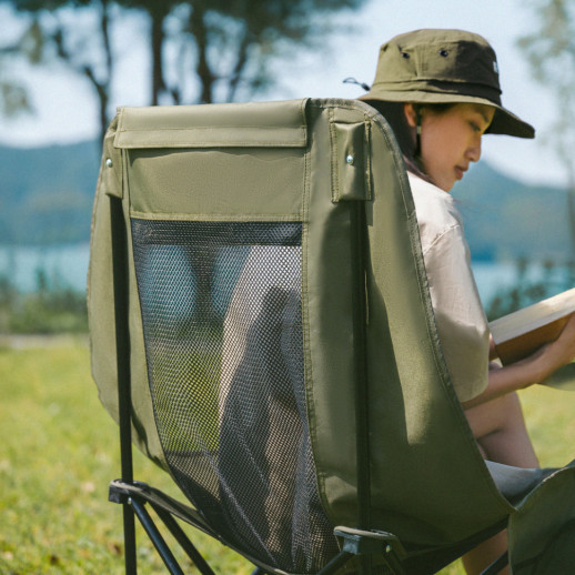 Стул складной Naturehike Sea Star 002 CNK2550JJ019, углеродистая сталь, олива