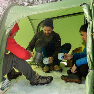 Палатка Naturehike Opalus NH20ZP001, 210T, двухместная с футпринтом, оранжевый