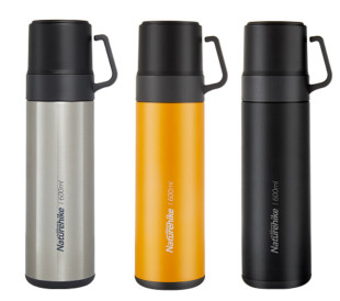 Термос Naturehike NH17S020-B, 600 мл, серебристый