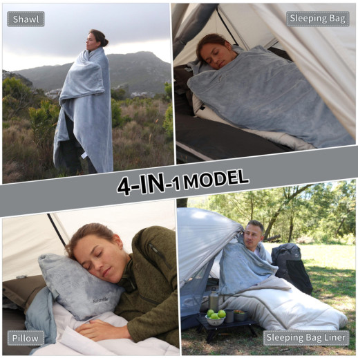 Спальный мешок - подушка Naturehike CNK2300SD022, светло-серый