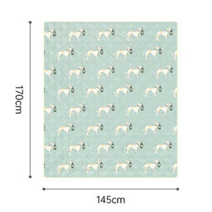 Коврик для пикника Naturehike 145*170 CNK2350WS010, зеленый с собаками