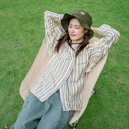 Стул складной Naturehike Stellaluna T04 CNK2550JJ022, углеродистая сталь, хаки