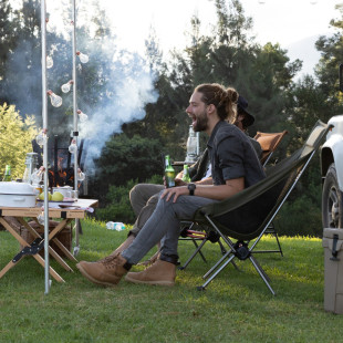 Стул складной ультралегкий Naturehike CNK2350JJ018 Stellaluna L02, алюминий, оливковый