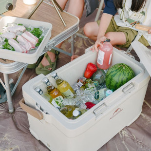 Туристический холодильник до 36 часов Naturehike CNK2300BS012, 30 л, бежевый