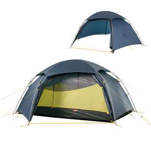 Палатка двухместная со сферическим куполом Naturehike NH19K240-Y, темно-синий
