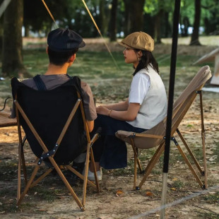 Кресло складное Naturehike Moon Beach MW01 NH19Y001-Z, черный