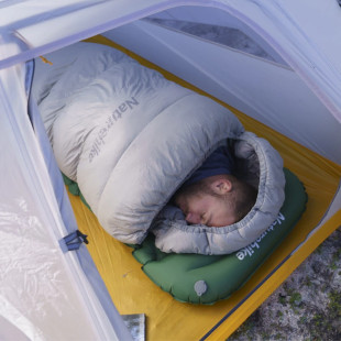 Матрас надувной с подголовником Naturehike CNK2300DZ0001, темно-синий