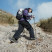 Трекинговая палка Naturehike CNK2450DS017, 130 см, серая