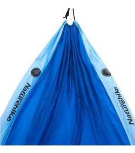 Гамак Naturehike 210T Inflatable pipe 2-местный NH18D002-C lake blue