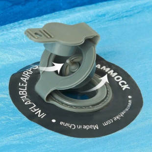 Гамак Naturehike 210T Inflatable pipe 2-местный NH18D002-C lake blue