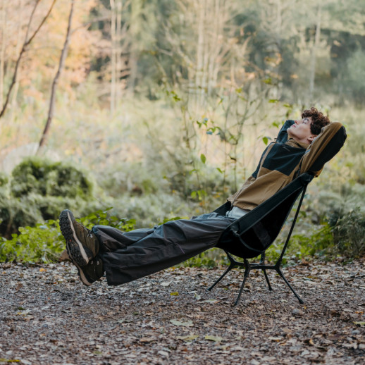 Стул складной ультралегкий Naturehike CNK2550JJ013 Yamami YL01, размер М, алюминий, серый