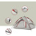 Палатка четырехместная автоматическая Naturehike NH21ZP008, серо-красный