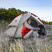 Палатка четырехместная автоматическая Naturehike NH21ZP008, серо-красный