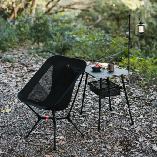 Стул складной ультралегкий Naturehike CNK2550JJ013 Yamami YL01, размер М, алюминий, черный