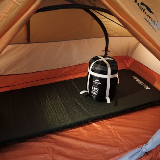 Спальник с капюшоном Naturehike L250 NH21MSD07, (9°C), правый, голубой