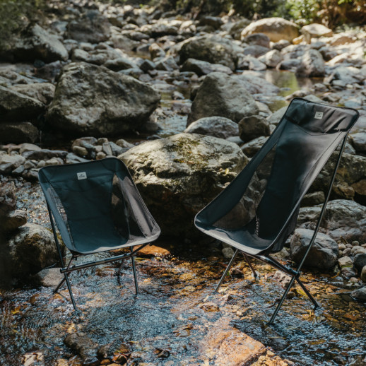 Стул складной ультралегкий Naturehike Stellaluna L04 CNK2450JJ015, размер М, алюминий, серый