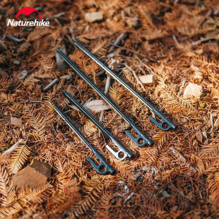 Колышек стальной Naturehike CNH22ZP018, 30 см, черный