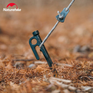 Колышек стальной Naturehike CNH22ZP018, 30 см, черный