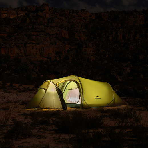 Палатка двухместная Naturehike Opalus, UL, CNK2450WS036, темно-зеленая