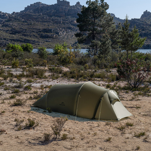 Палатка двухместная Naturehike Opalus, UL, CNK2450WS036, темно-зеленая