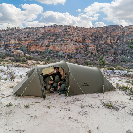 Палатка двухместная Naturehike Opalus, UL, CNK2450WS036, темно-зеленая