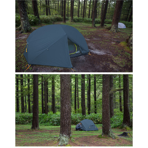 Палатка двухместная ультралегкая Naturehike Mongar UL NH19M002-J, синий