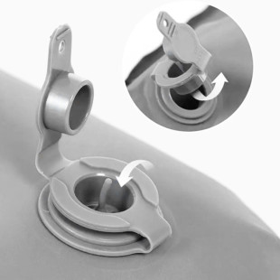 Матрас надувной двойной Naturehike NH19QD010, серый