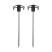 Колышки металлические Naturehike NH21YW133, 25 см, черные 2 шт