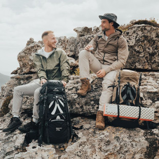 Рюкзак туристический Naturehike NH70B070-B, 70 л+5 л, светло-коричневый