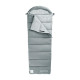 Спальник с капюшоном Naturehike M400 NH20MSD02, (1°C), левый, серый