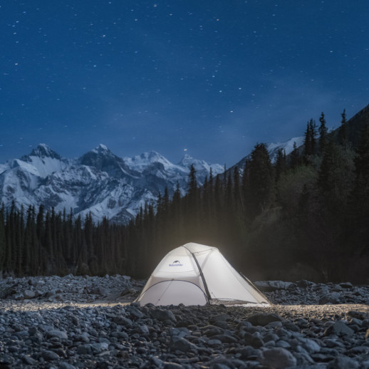 Палатка двухместная ультралегкая Naturehike Star River UL CNK2450WS022, серая
