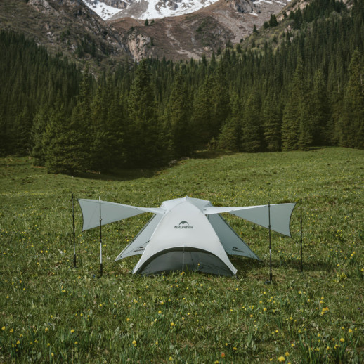 Палатка двухместная ультралегкая Naturehike Star River UL CNK2450WS022, серая