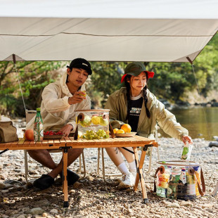 Складной контейнер для воды из ПВХ Naturehike NH20SJ040, 10л, прозрачный