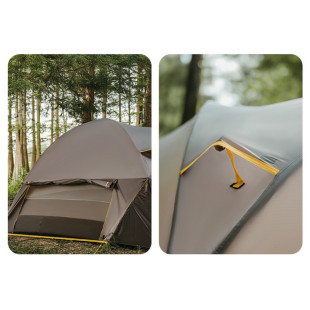 Палатка шестиместная Naturehike, KOTA 6, CNK2450WS031, 75D, светло-коричневая