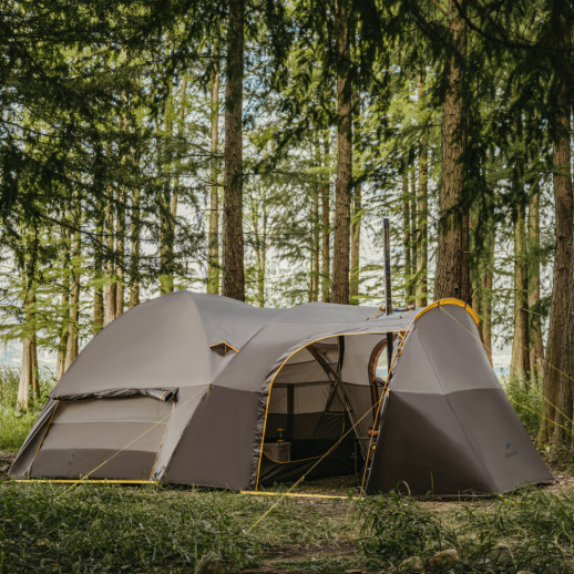 Палатка шестиместная Naturehike, KOTA 6, CNK2450WS031, 75D, светло-коричневая