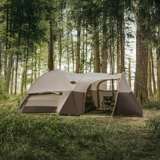 Палатка шестиместная Naturehike, KOTA 6, CNK2450WS031, 75D, светло-коричневая